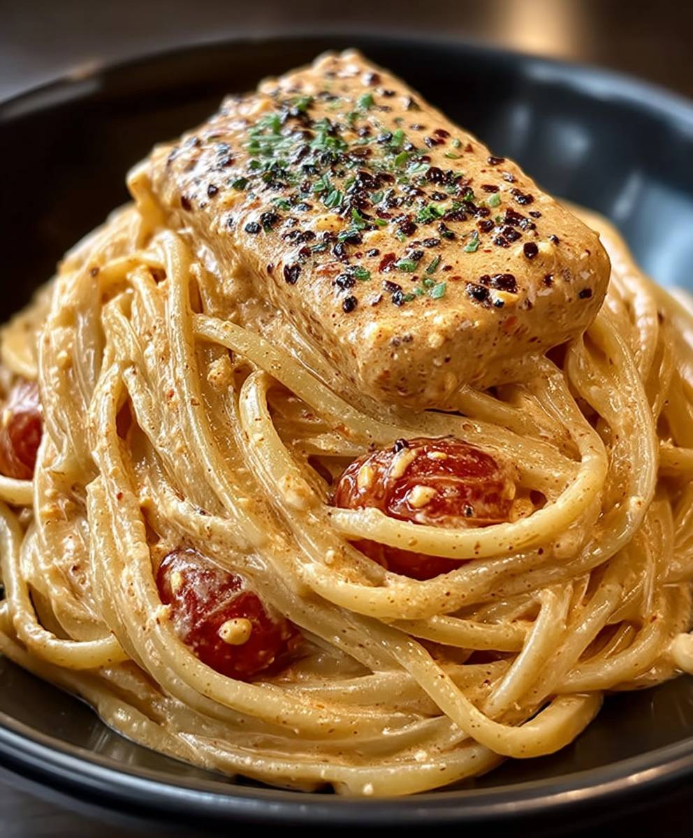 Nudeln mit Kirschtomaten
