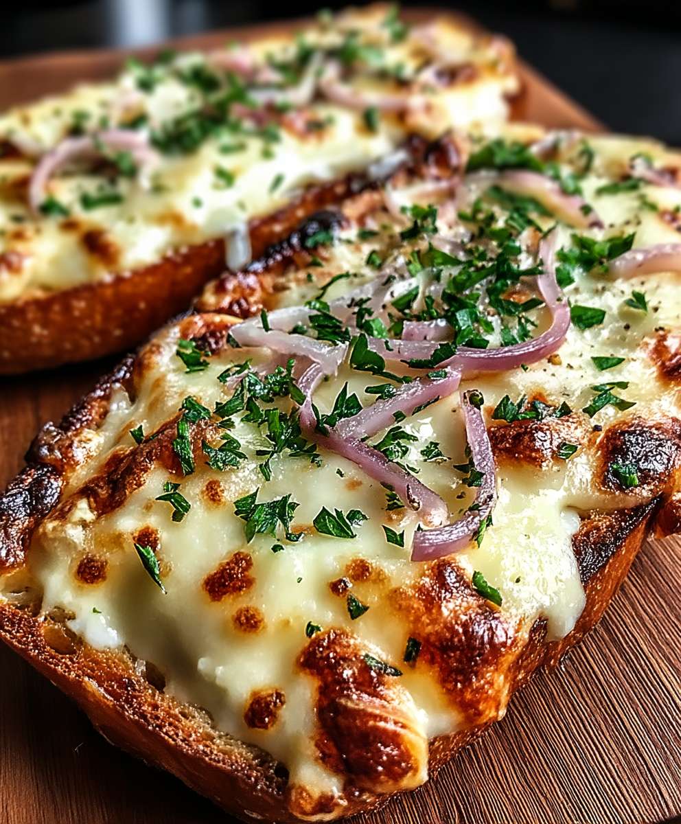 Flammkuchen Toast einfach lecker