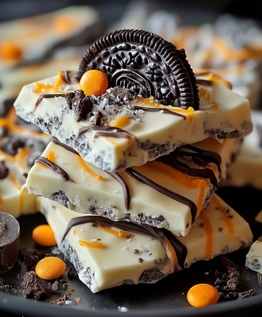 Weiße Schokolade Oreo Bark