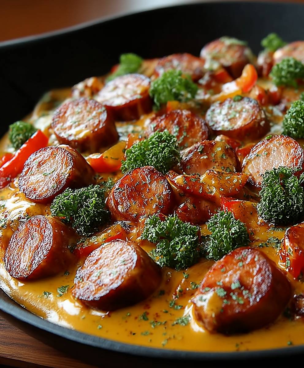 Bratwurstgeschnetzeltes einfach und lecker