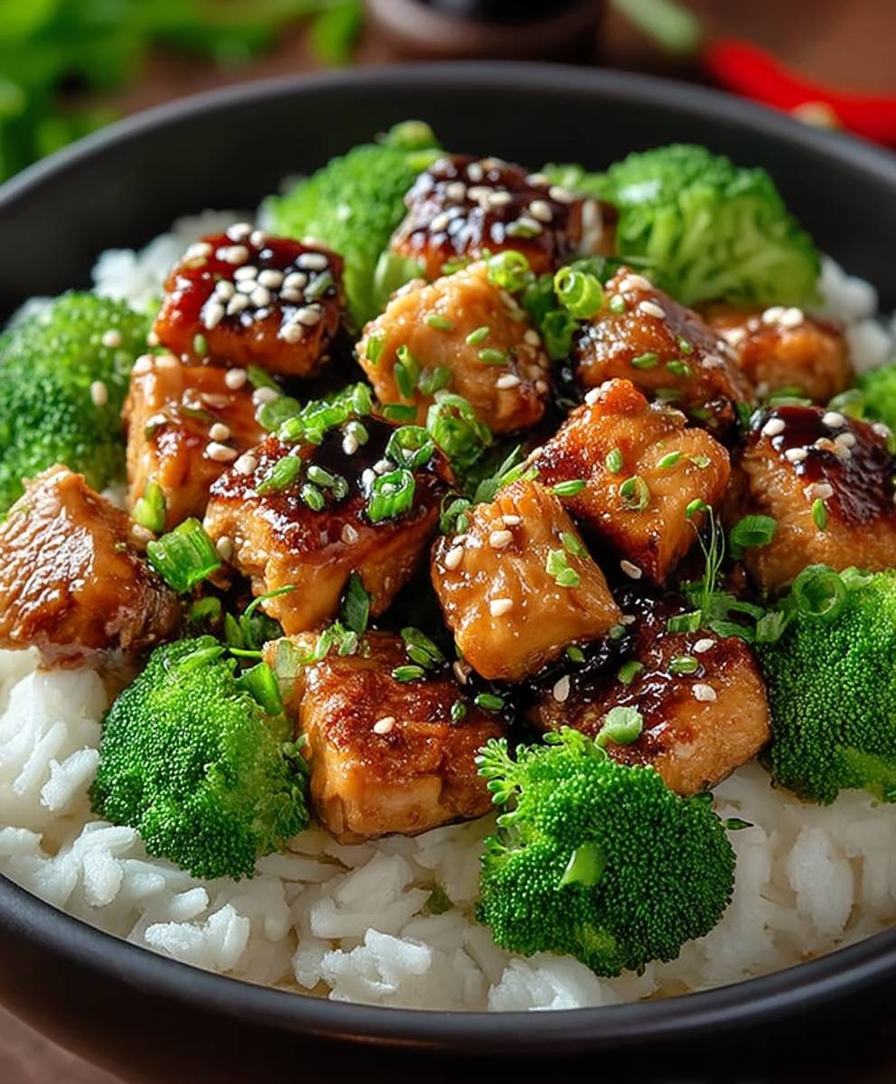 Chicken Teriyaki Brokkoli Reis