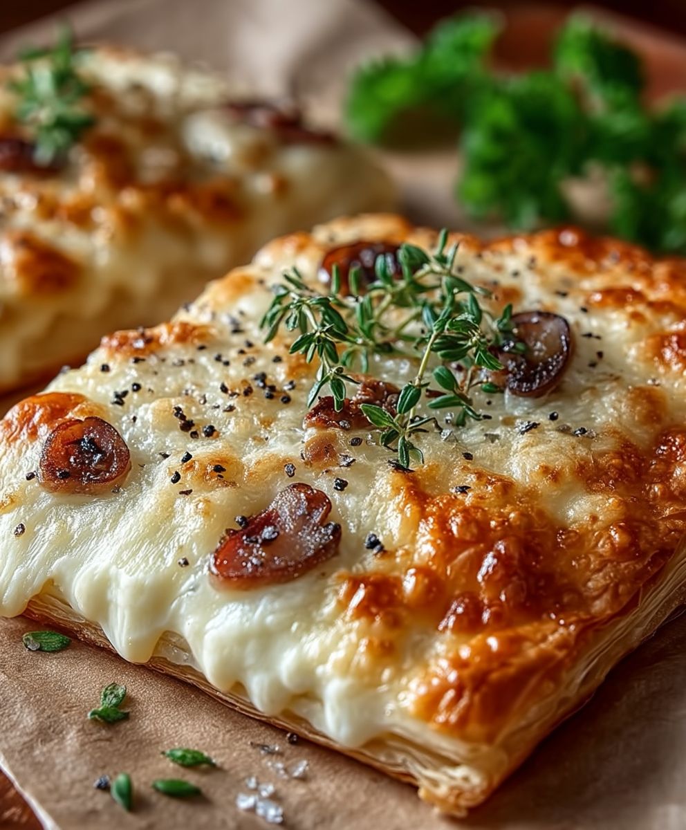 Schinken Käse Blätterteig