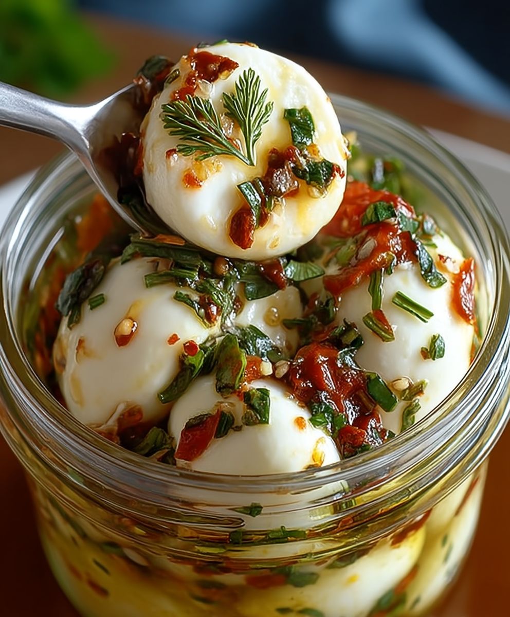 Eingelegter Mozzarella selber machen