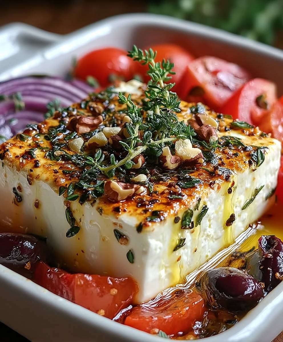 Überbackener Feta mit Honig