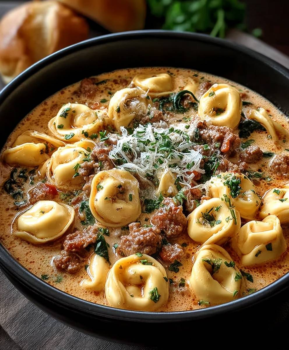 Tortellini Pfanne mit Rindfleisch