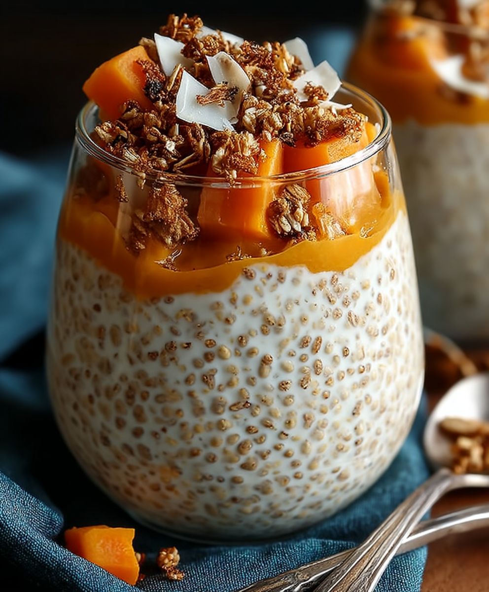 Karottenkuchen Overnight Oats