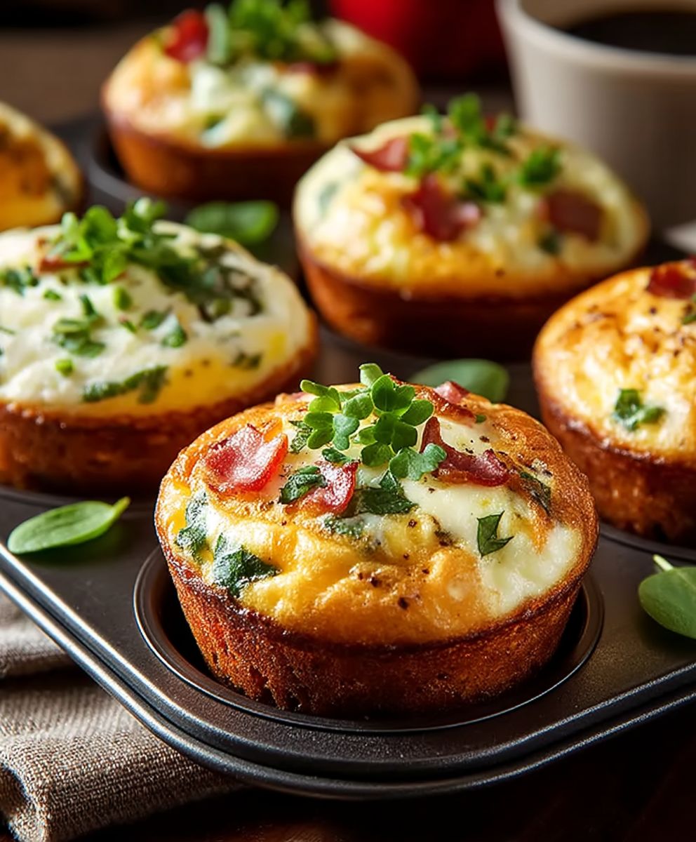 Eier Muffins Frühstück gesund