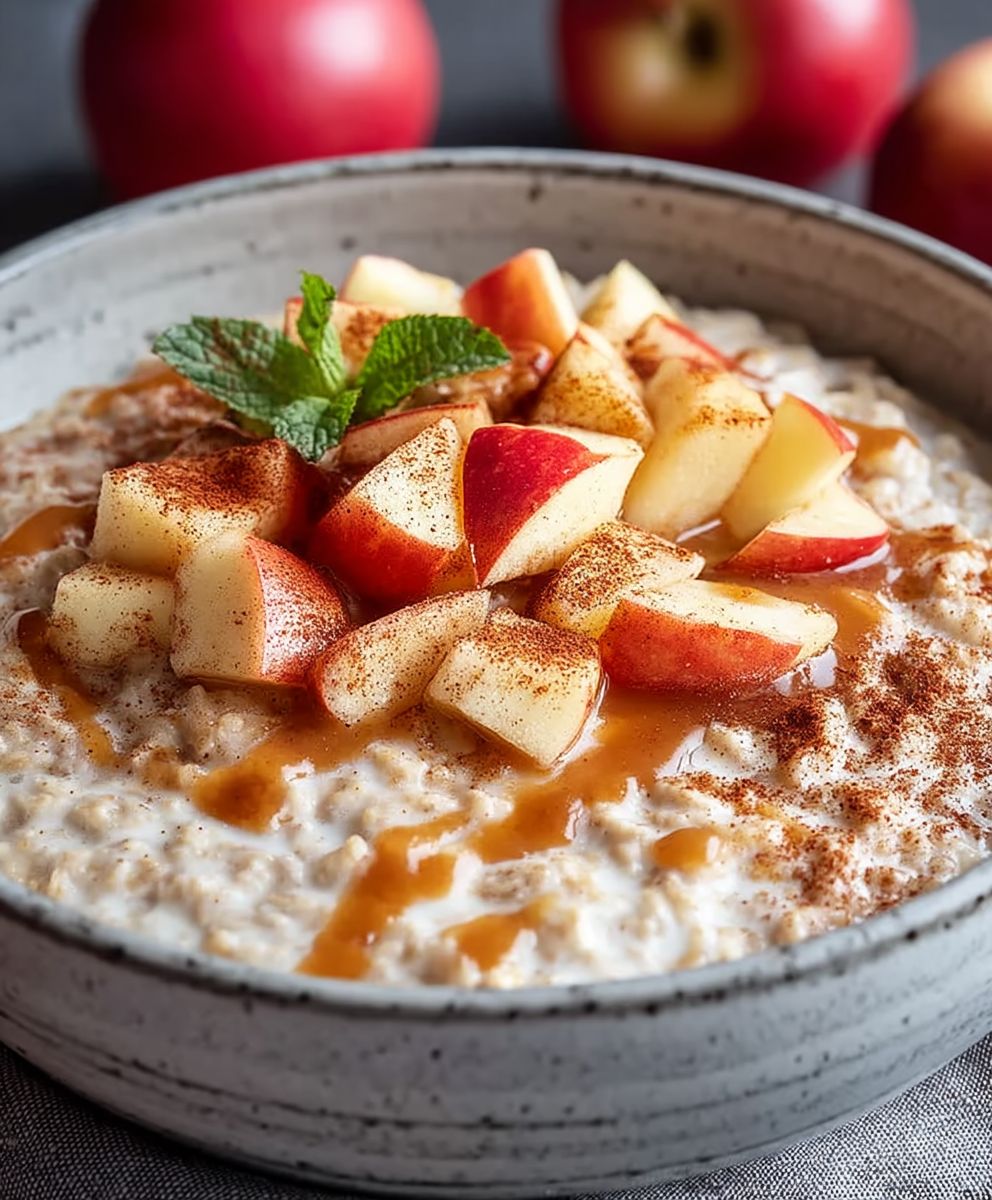 Apfel Zimt Porridge