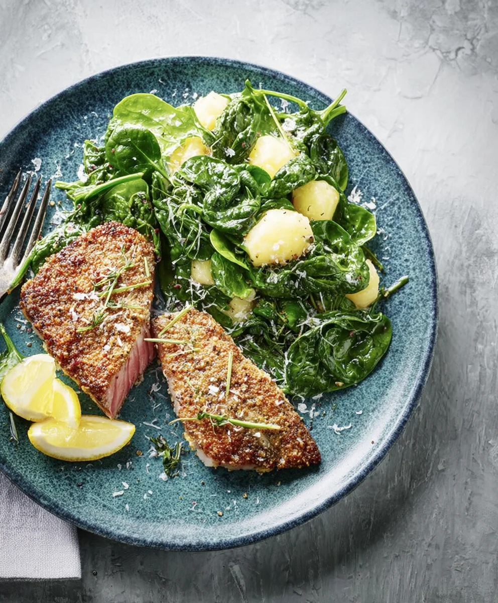 Zartes Barschfilet mit Baby Spinat: Leichtes & Leckeres Rezept
