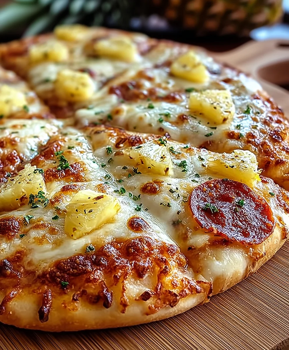Weiße Pizza mit Peperoni: Schnell, würzig & herrlich käsig!