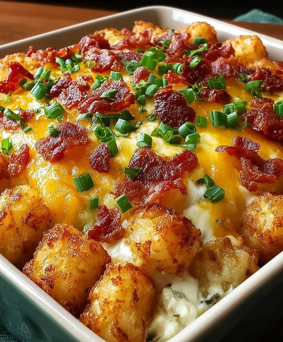 Saftiger Beef Bacon Ei Tater Tot Auflauf – Dein neues Lieblingsrezept!