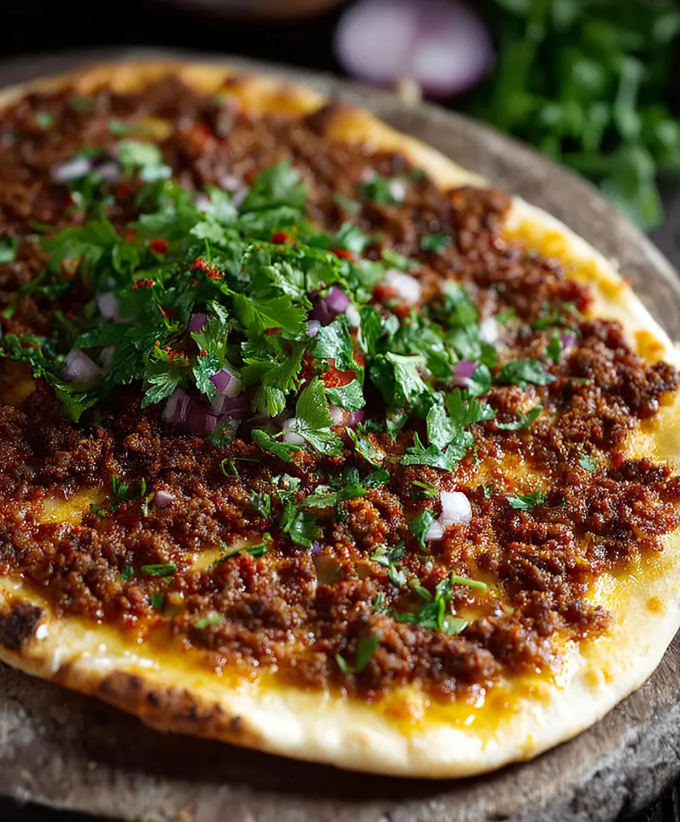 Leckeres fruktosearmes Lahmacun: Türkische Pizza backen