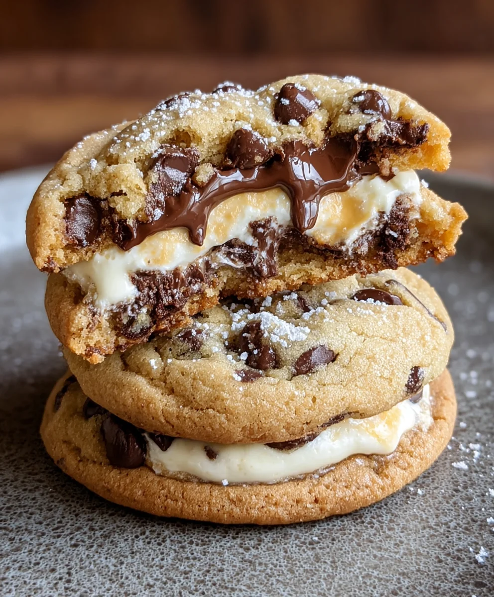 Cheesecake Schoko-Cookies: Cremig gefüllt, unwiderstehlich!