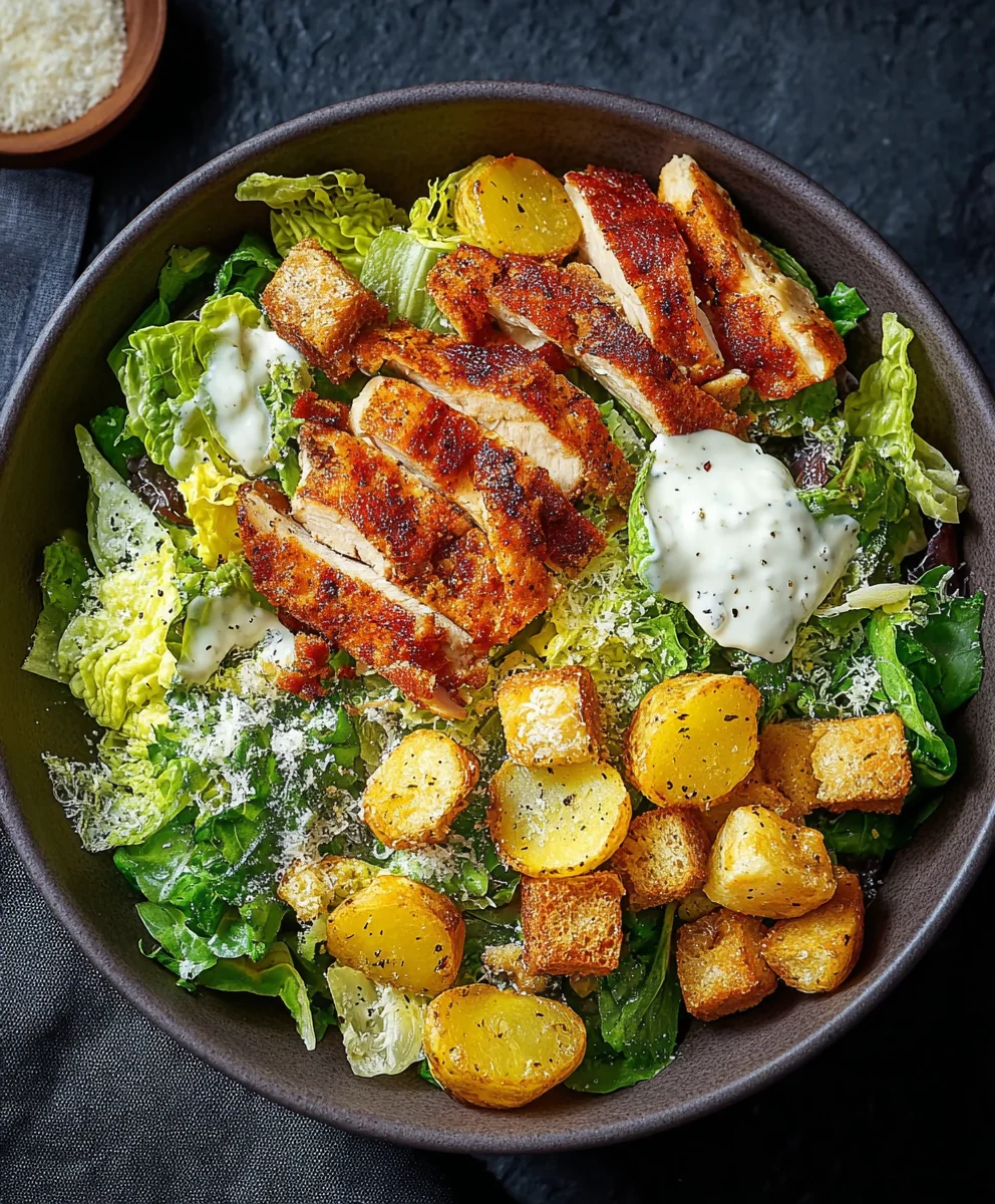 Leckeres Caesar Hähnchen Bowl Rezept – Schnell & gesund!
