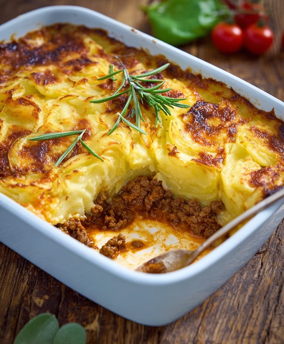 Cremiger Kartoffel Hackfleisch Auflauf: Einfach & Lecker